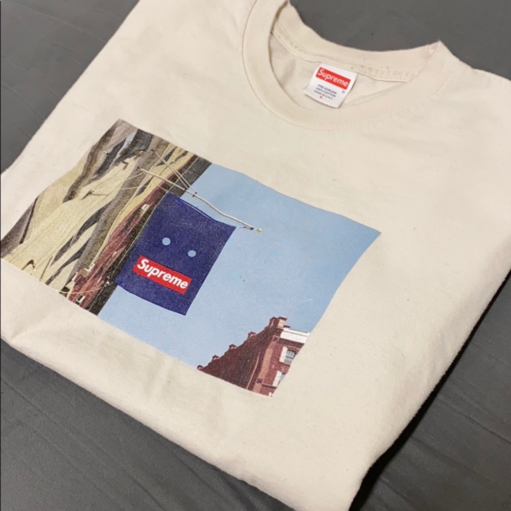 Supreme Banner Tee Shirt (Natural Colorway)